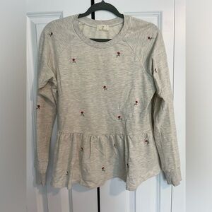 Anthropologie Rose Sweater